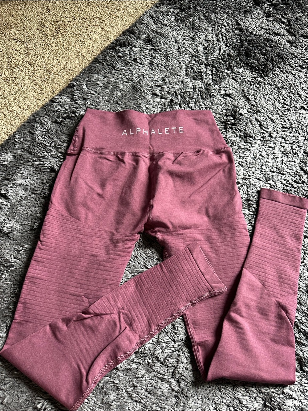 First Generation Alphalete Leggings Rose/Mauve